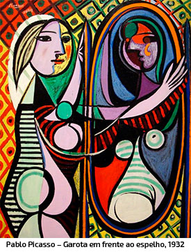 Pablo Picasso - Garota em frente ao espelho